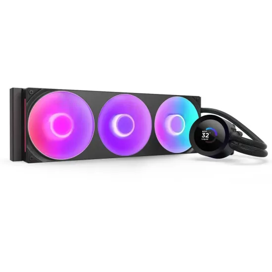 AIO Liquid Cooler NZXT Kraken Plus 360 RGB LCD Display - Black