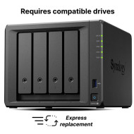 Synology NAS DS925+, AMD Ryzen V1500B, 4GB DDR4 SODIMM