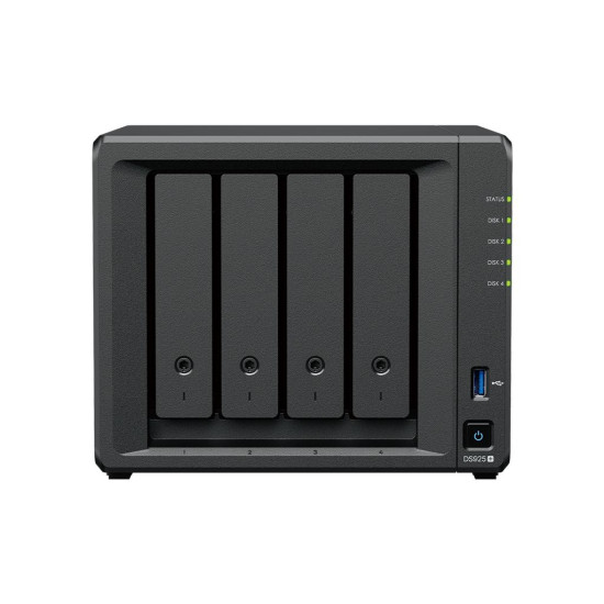 Synology NAS DS925+, AMD Ryzen V1500B, 4GB DDR4 SODIMM