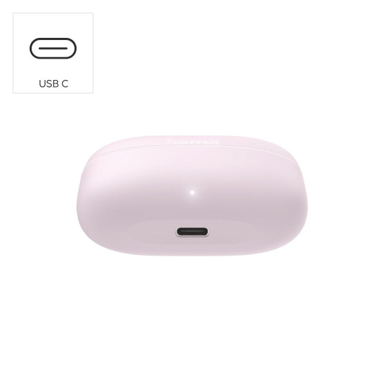 Hama “Freedom Buddy II” Bluetooth® Headphones, TWS, Earbuds, Voice Control, pink