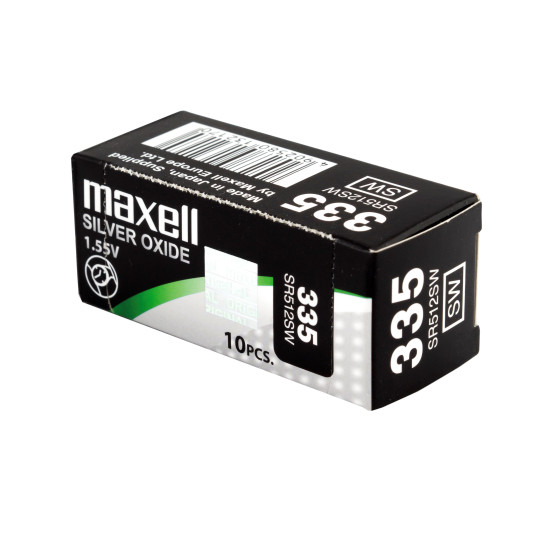 Button Battery Silver MAXELL SR512 SW /335/  1.55V