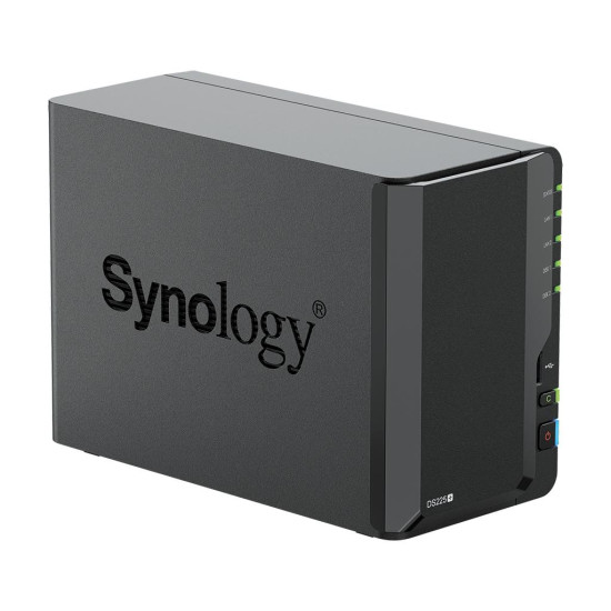 Synology DS225+, за 2 диска, Intel Celeron J4125 , 2GB DDR4 SODIMM