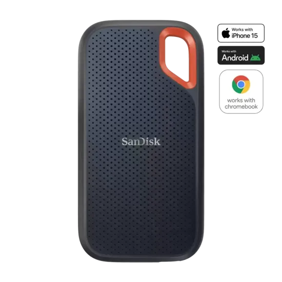SanDisk External Portable SSD Hard Drive 8Tb Extreme Pro Portable 1050 Mb.s read/write, USB 3.2 Gen2, IP55