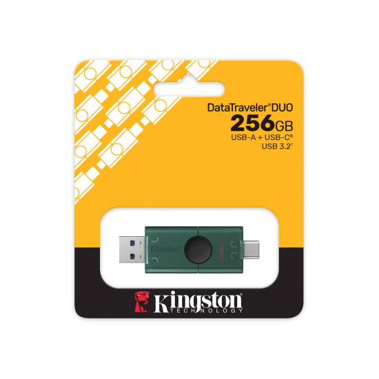 KINGSTON DataTraveler Duo G2, 256GB USB-C + USB-A 3.2 Gen 1