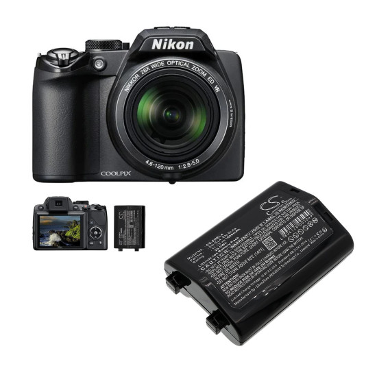 Camera Battery for NIKON (EN-EL4) LiIon 11.1V 1800mAh Cameron Sino