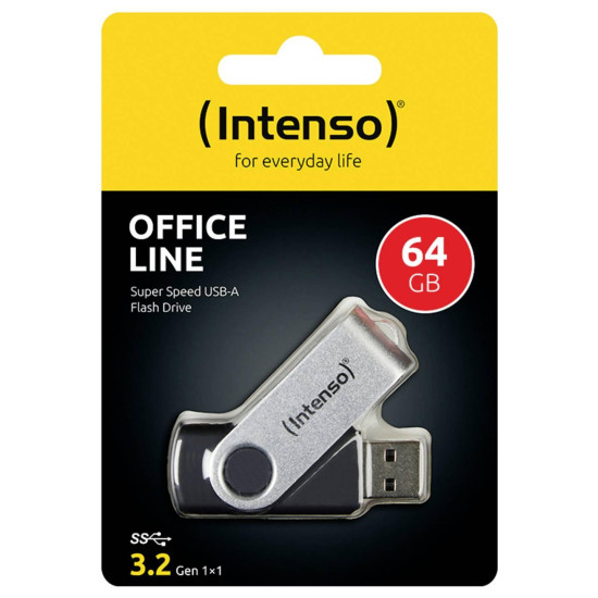 Intenso USB Flash Drive 3.2 64GB Office Line