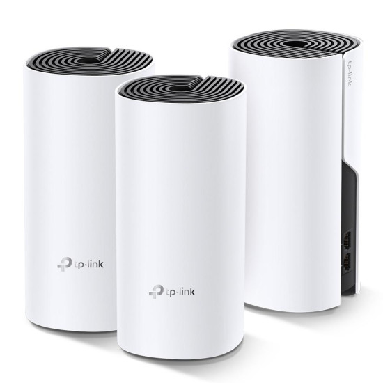 TP-Link Deco M4, AC1200 Whole Home Mesh Wi-Fi System(3-pack)