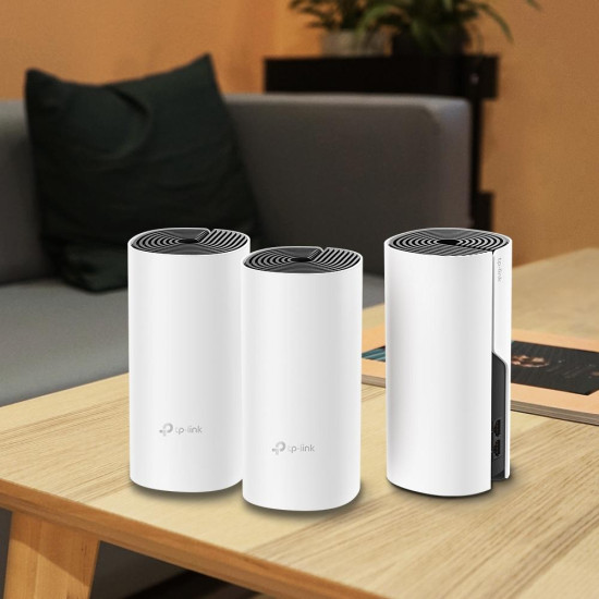 TP-Link Deco M4, AC1200 Whole Home Mesh Wi-Fi System(3-pack)