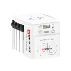 Skross универсален адаптер 220V , 30W, бял