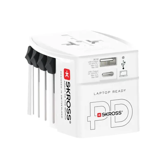 Skross universal adapter 220V, 30W, white