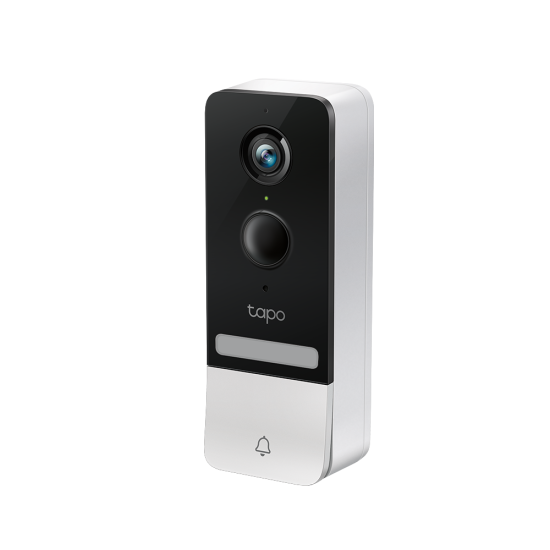 Video doorbell Tapo D230S1, 2.4Ghz, 2K 5MP, Color Night Vision, rechargeable batteries, microSD