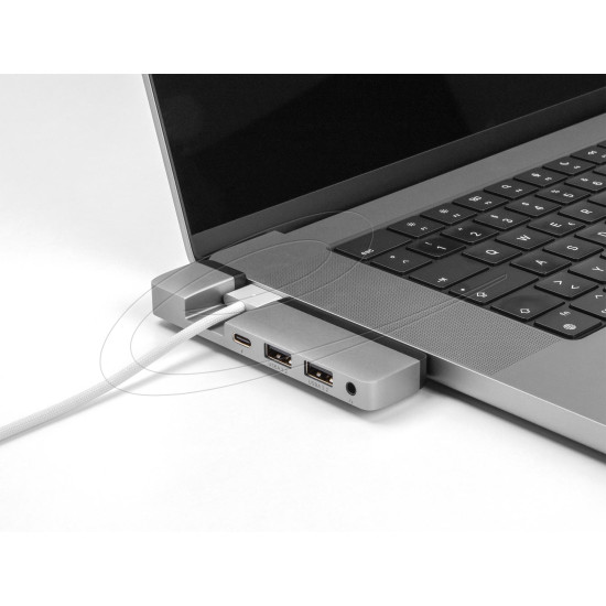 Докинг станция Delock for MacBook Pro / MacBook Air Thunderbolt™ 4, 5K Резолюция / 100 W PD / 10 Gbps Hub / LAN / Audio
