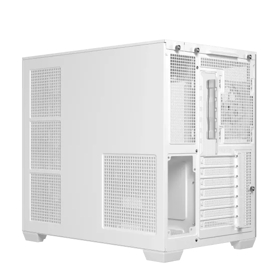 Case ASUS A32 PLUS Tempered Glass + 4 ARGB Fans - White