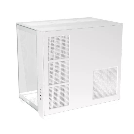 Case ASUS A32 PLUS Tempered Glass + 4 ARGB Fans - White