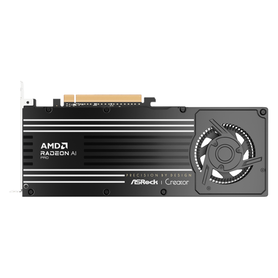 Видео карта ASRock RADEON AI PRO R9700 Creator 32GB GDDR6