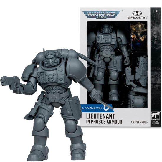 Warhammer 40,000 Lieutenant in Phobos Armor (Ultramarines) Artist Proof 7in Figure McFarlane