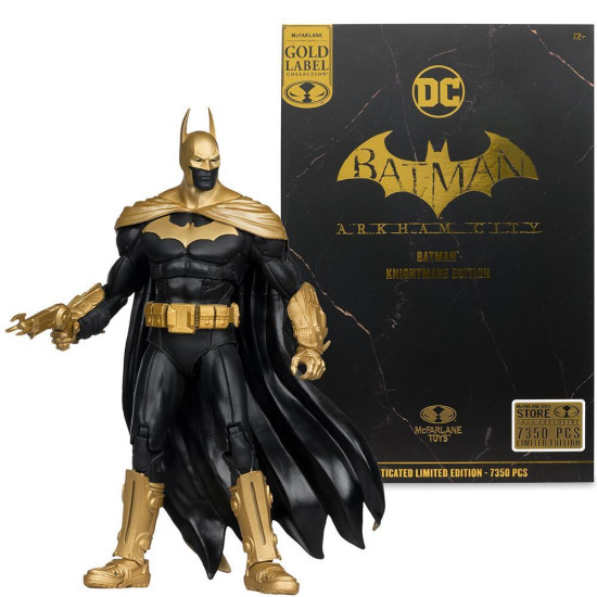 Figure McFarlane Toys DC MULTIVERSE Batman Arkham City (Knightmare Edition - Gold Label)