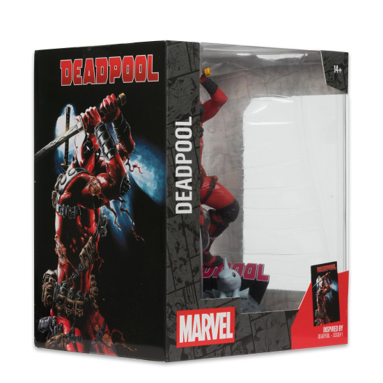 Marvel Deadpool 1:10th Scale Collectible Figure with Scene (Deadpool #1) McFarlane