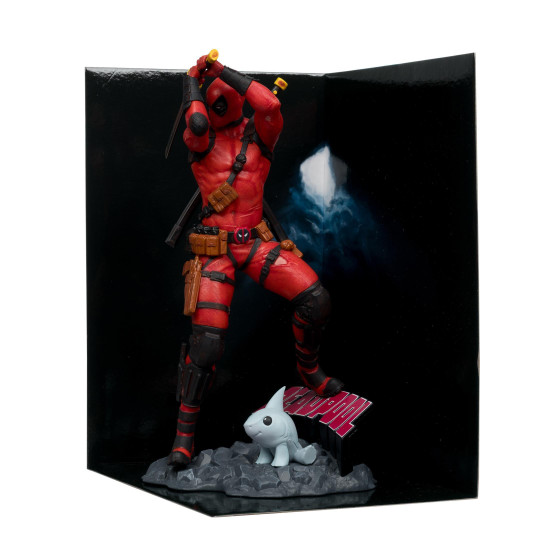 Marvel Deadpool 1:10th Scale Collectible Figure with Scene (Deadpool #1) McFarlane