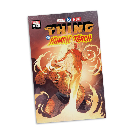 Marvel Human Torch 1:6th Scale Collectible with Scene (Marvel 2-in-One #10)