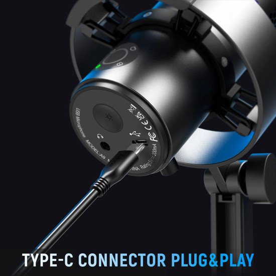 Desktop Microphone FIFINE A9 RGB 4 Polar Patterns- Black