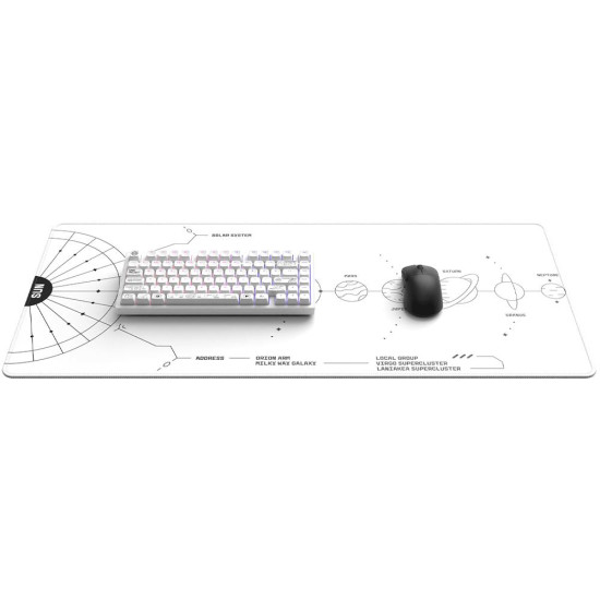 Геймърски пад Dark Project - Terra Nova White XL