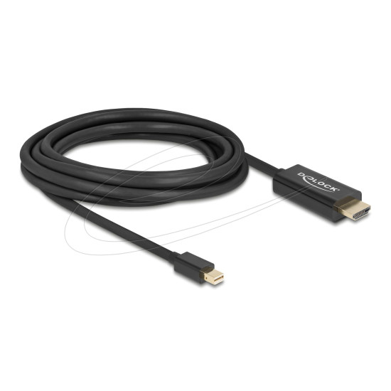 Delock Кабел пасивен mini DisplayPort 1.1 към HDMI, 1 m