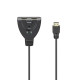 Hama 4K HDMI™ 2x1 Toggle Switch, 2x HDMI™ Socket - 1x HDMI™ Plug