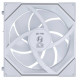 3Pack Fans Lian Li UNI FAN SL-INF Wireless ARGB PWM Reverse - 120 mm White + Controller