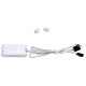 3Pack Fans Lian Li UNI FAN CL Wireless ARGB PWM - 120 mm White + Controller