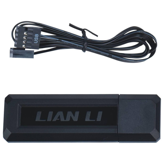 3Pack Fans Lian Li UNI FAN CL Wireless ARGB PWM - 120 mm Black + Controller