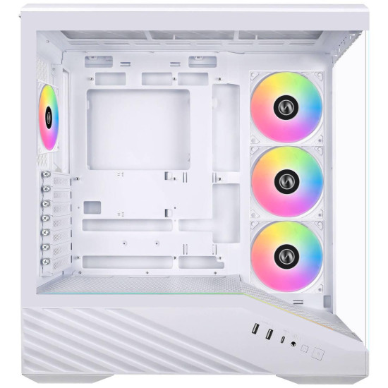 Case Lian Li Vector V100 ARGB Mid-Tower, Tempered Glass - White