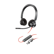 Слушалки HP Poly BW 3320 Stereo, USB-C+USB-C/A