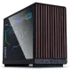 Кутия Lian Li DAN A3-mATX Wood Edition Black, Tempered Glass, Micro Tower