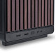 Кутия Lian Li DAN A3-mATX Wood Edition Black, Tempered Glass, Micro Tower