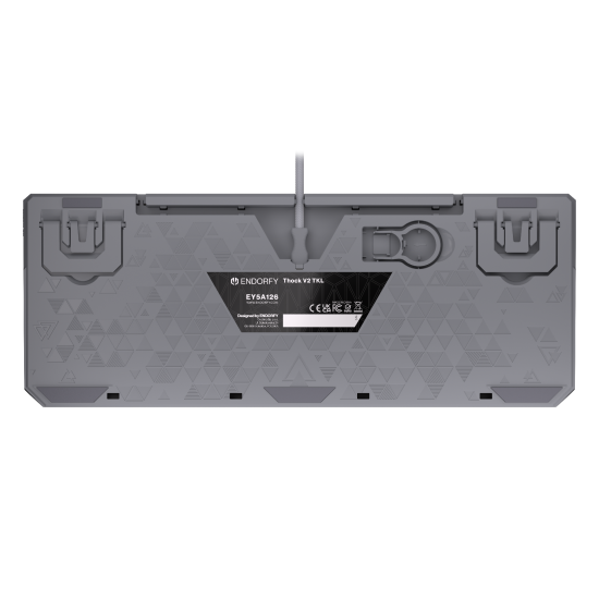 Endorfy mechanical keyboard Thock V2 TKL, PBT, Endorfy Red switch, US Layout