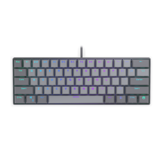 Endorfy mechanical keyboard Thock V2 Compact, PBT, Endorfy Red switch, US Layout