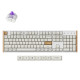 Геймърска безжична Механична клавиатура Keychron K10 HE Magnetic Switch - White Special Edition