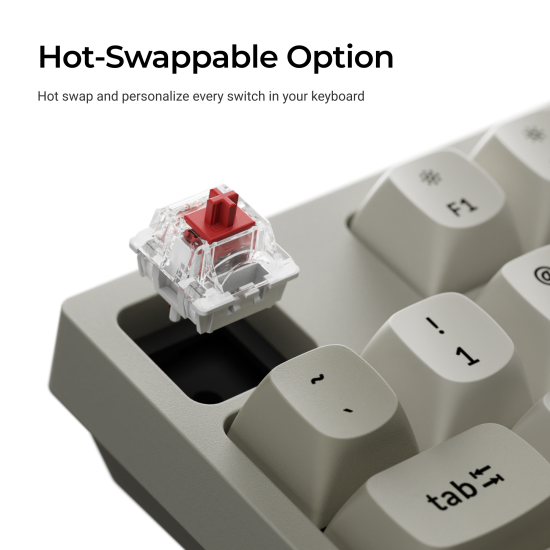 Mechanical Keyboard Keychron C2 Pro 8K QMK - Super Red Switch, Full Size