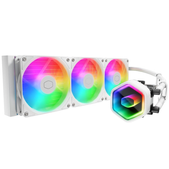 CPU AIO Cooler Master Master Liquid 360 Core II White ARGB