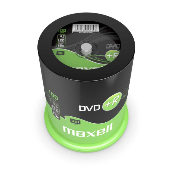 DVD+R MAXELL, 4,7 GB, 16x, 100 бр. CAKE BOX
