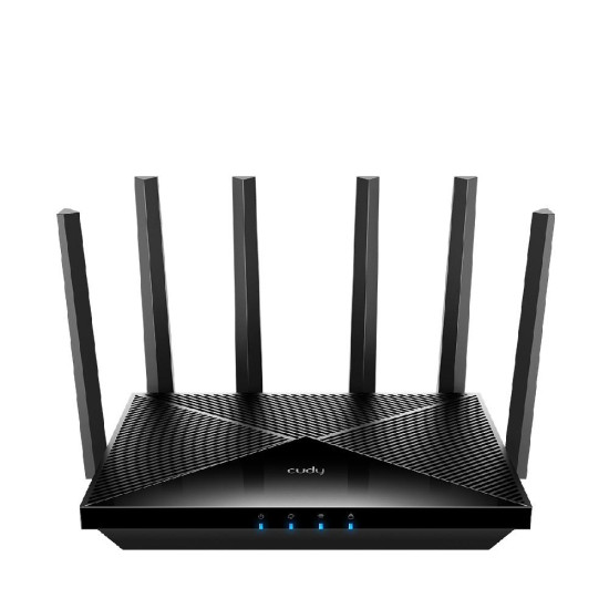 Cudy BE6500 2.5Ghz Gigabit Dual Band Wi-Fi 7 Wireless Router, 1x1Gbps WAN port, 4x10/100/1000, 6x5dBi antennas, black