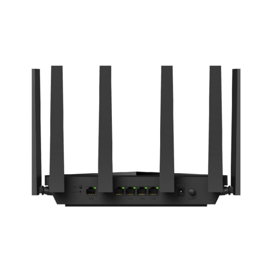 Cudy BE6500 2.5Ghz Gigabit Dual Band Wi-Fi 7 Wireless Router, 1x1Gbps WAN port, 4x10/100/1000, 6x5dBi antennas, black