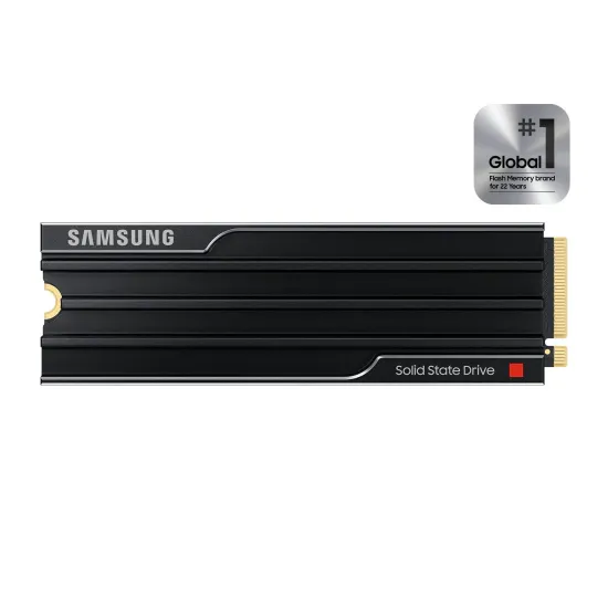 SSD SAMSUNG 9100 PRO 2TB, PCIe 5.0 NVMe M.2 Type 2280 Heatsink