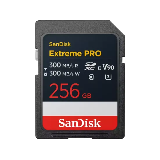 SanDisk Карта памет Extreme Pro SDXC 256GB, 300MB/s, V90 UHS-II