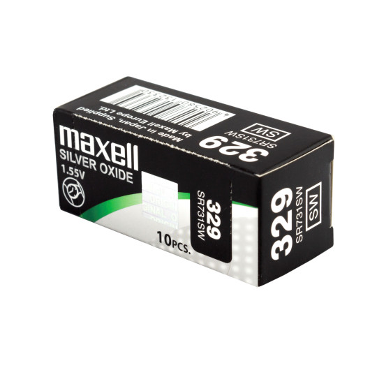 Бутонна батерия сребърна MAXELL SR731 SW / 329/, 1.55V