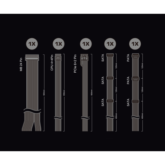 Power Supply ASRock PRO-650B 650W 80+ Bronze ATX 3.1