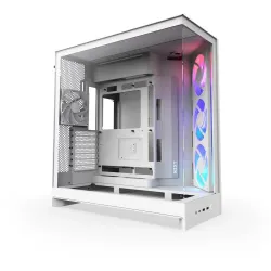 Case NZXT H9 Flow RGB Dual-Chamber - White