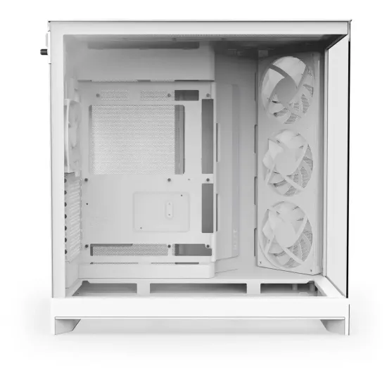 Case NZXT H9 Flow RGB Dual-Chamber - White