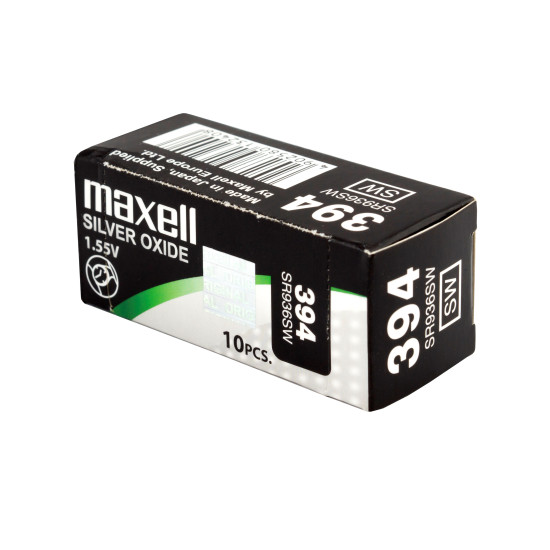 Button Battery Silver MAXELL SR936 SW /AG9/, 394 1.55V